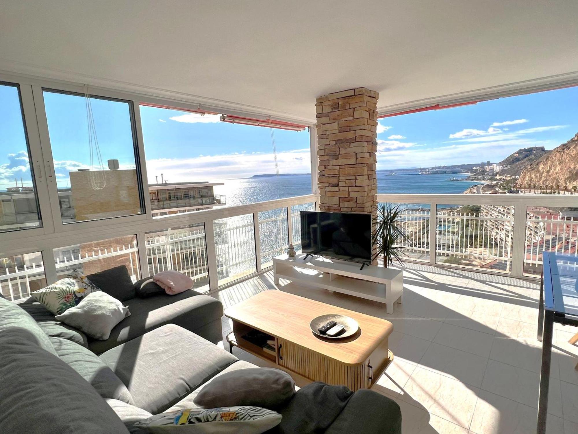 Апартаменты Vistas Al Mar. Gran Salon. Playa A 1 Minuto. Wifi Аликанте Экстерьер фото